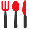 red dining